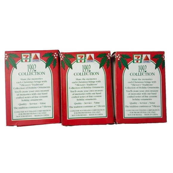 1997 Ornaments Christmas Morning Stocking Holly te Rocking Horse Teddy the Bear - Picture 2 of 3